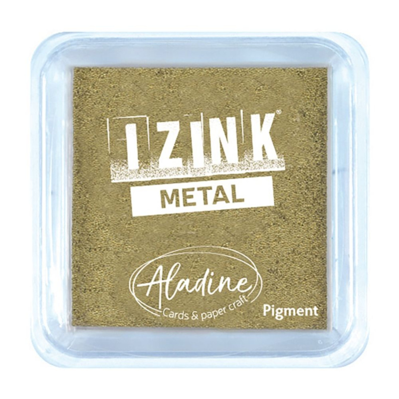 Aladine Razítkovací polštářek Aladine Izink Metal, metalický - VYBERTE ODSTÍN - Razítkovací polštářek Aladine Izink Metal - or, zlatý