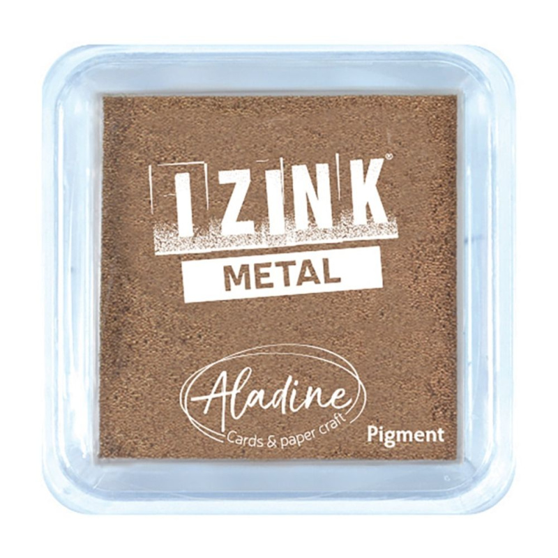 Aladine Razítkovací polštářek Aladine Izink Metal, metalický - VYBERTE ODSTÍN - Razítkovací polštářek Aladine Izink Metal - cuivre, měděný