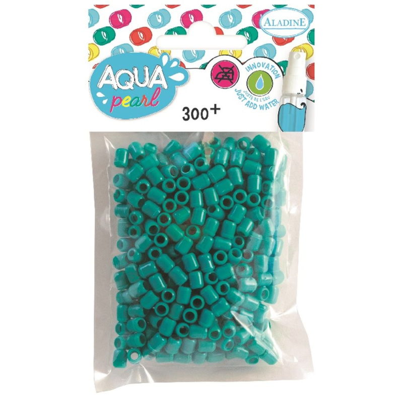 Aqua pearl, balení 300ks, Tmavě zelená Aladine