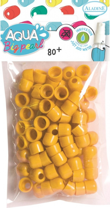 Aqua pearl XL, balení 80ks, Žlutá Aladine