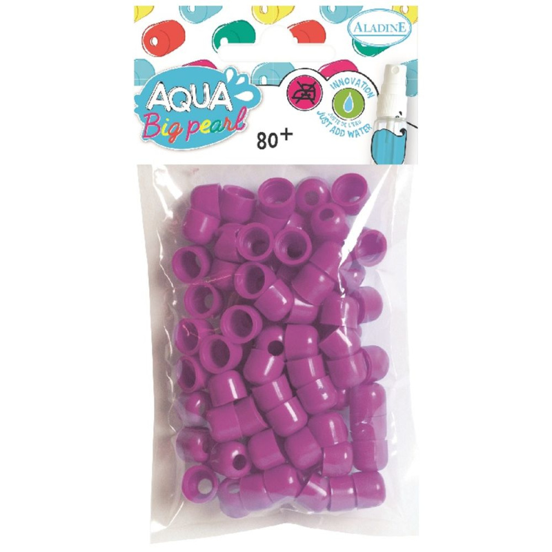 Aqua pearl XL, balení 80ks, Fialová Aladine