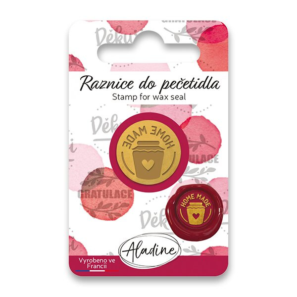 Pečeť (pečetní raznice) Aladine - Home Made (text) Aladine
