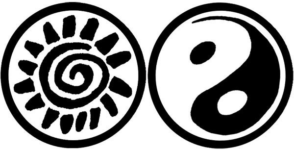 Aladine Pečetidlo Aladine - Slunce a yin yang