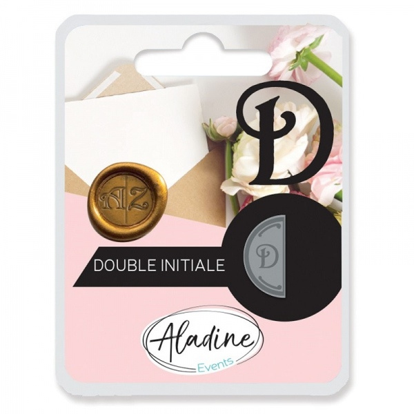 Aladine pečetidlo oboustranná iniciála - D Aladine