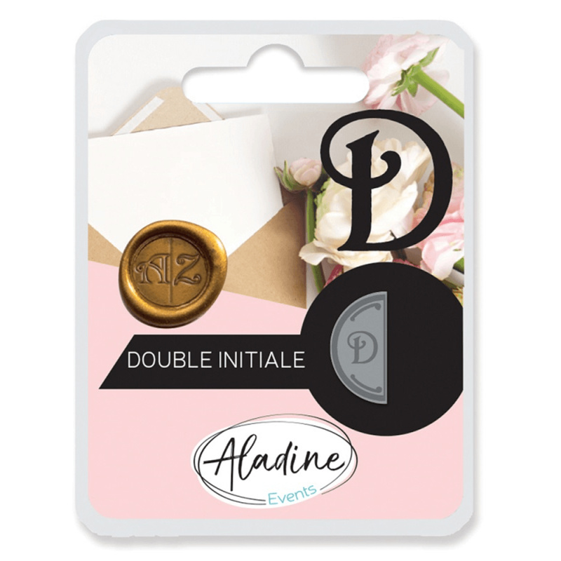 Aladine pečetidlo oboustranná iniciála - D Aladine