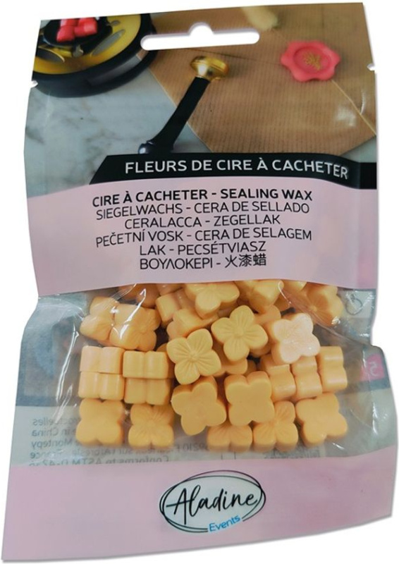 Aladine Pečetní vosk granulovaný Aladine - základní - VYBERTE ODSTÍN - Pečetní vosk granulovaný Aladine - beige orange, béžově oranžový