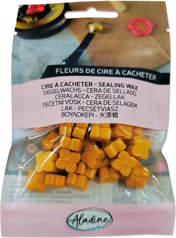 Aladine Pečetní vosk granulovaný Aladine - základní - VYBERTE ODSTÍN - Pečetní vosk granulovaný Aladine - abricot, meruňkový