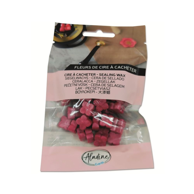 Aladine Pečetní vosk granulovaný Aladine - perleťový - VYBERTE ODSTÍN - Pečetní vosk granulovaný Aladine - framboise nacré, perleťový malinový