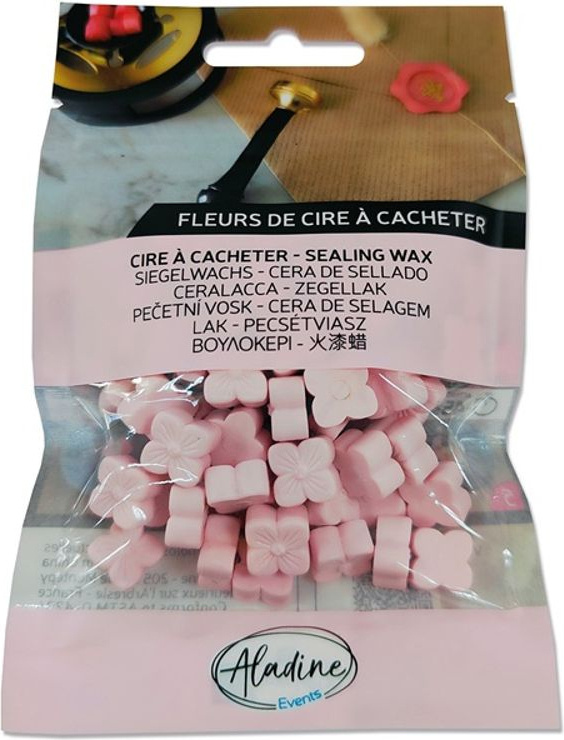Aladine Pečetní vosk granulovaný Aladine - pastelový - VYBERTE ODSTÍN - Pečetní vosk granulovaný Aladine - rose pastel, pastelový růžový