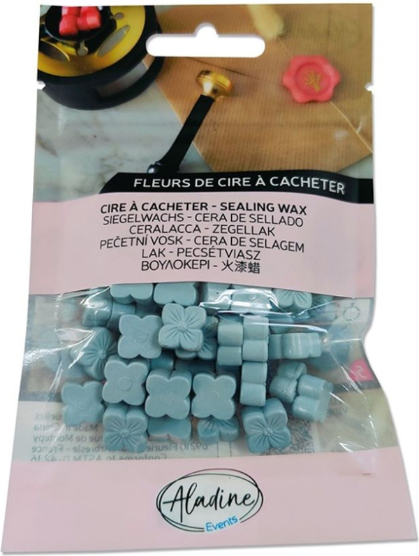 Aladine Pečetní vosk granulovaný Aladine - pastelový - VYBERTE ODSTÍN - Pečetní vosk granulovaný Aladine - bleu gris pastel, pastelový modrošedý