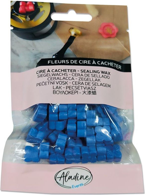 Aladine Pečetní vosk granulovaný Aladine - základní - VYBERTE ODSTÍN - Pečetní vosk granulovaný Aladine - bleu azur, azurový