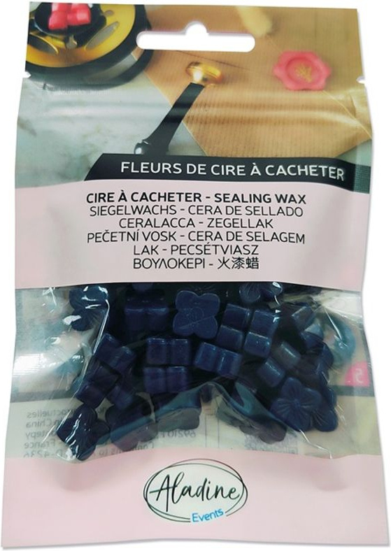 Aladine Pečetní vosk granulovaný Aladine - základní - VYBERTE ODSTÍN - Pečetní vosk granulovaný Aladine - bleu marine, námořní modrý