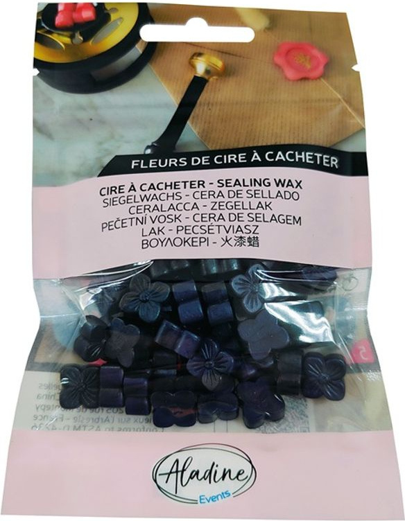 Aladine Pečetní vosk granulovaný Aladine - perleťový - VYBERTE ODSTÍN - Pečetní vosk granulovaný Aladine - bleu saphir nacré, perleťový safírový