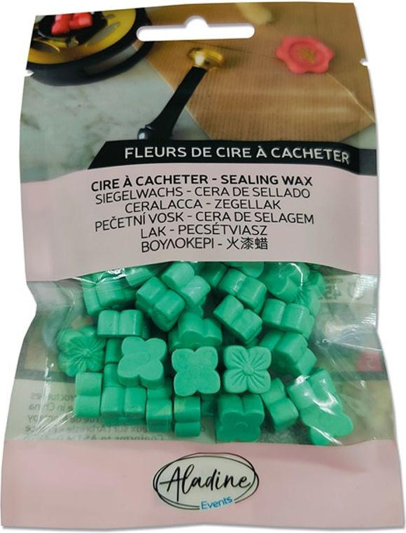 Aladine Pečetní vosk granulovaný Aladine - základní - VYBERTE ODSTÍN - Pečetní vosk granulovaný Aladine - turquoise, tyrkysový