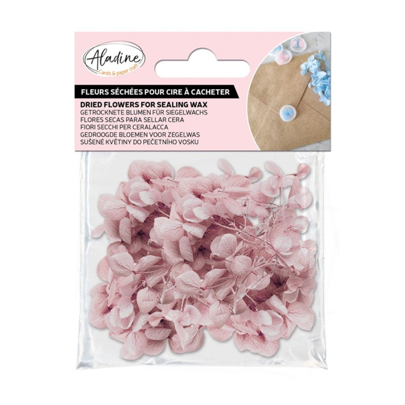 Aladine Sušené květiny do pečetí Aladine - rose poudré, pudrově růžové