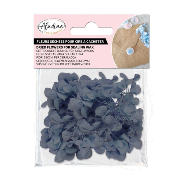 Aladine Sušené květiny do pečetí Aladine - bleu nuit, tm. modré