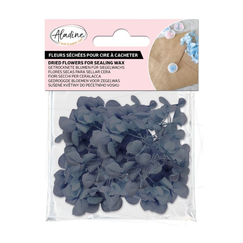 Aladine Sušené květiny do pečetí Aladine - bleu nuit, tm. modré