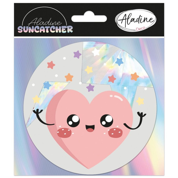 Aladine Samolepicí lapač slunce Aladine - Kawaii srdíčko