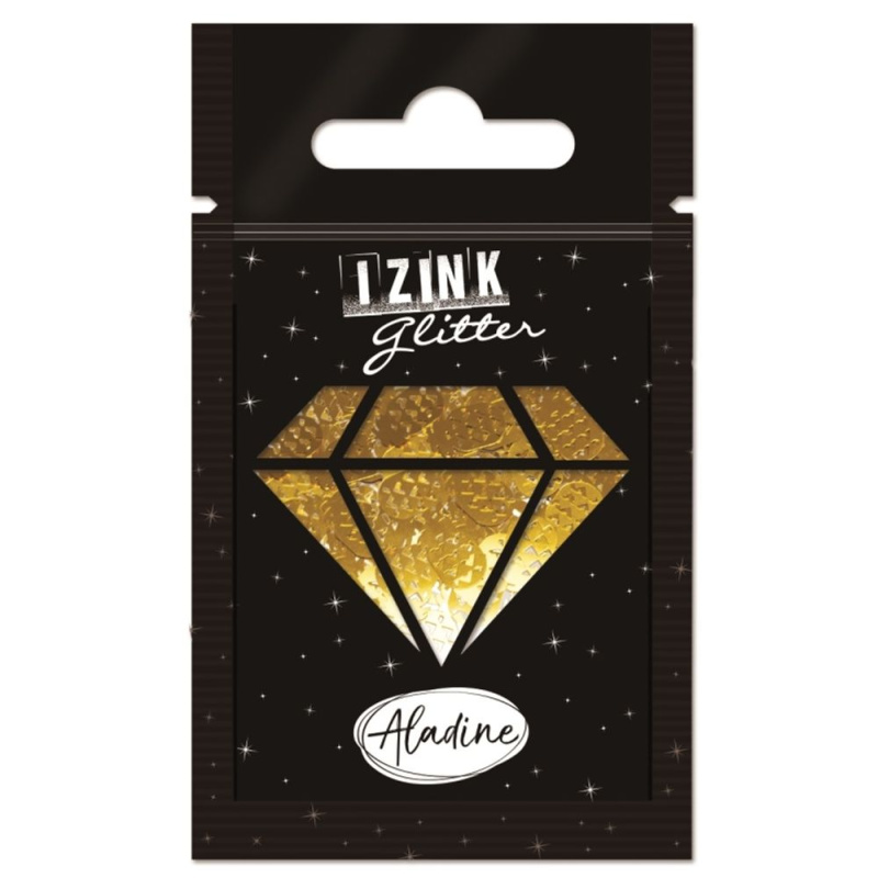 Designové třpytky, ananas - zlatá, gold Aladine