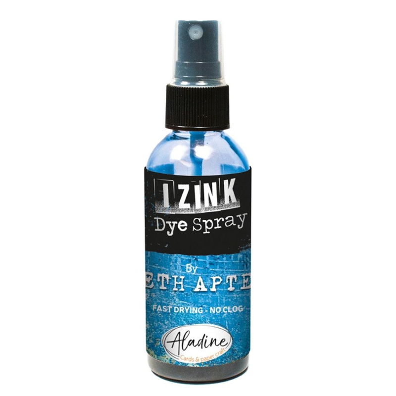Aladine Akvarelový inkoust Aladine Izink Dye Spray, 80 ml  - VYBERTE ODSTÍN - Akvarelový inkoust Aladine Izink Dye Spray, 80 ml - mer du sud, azurový