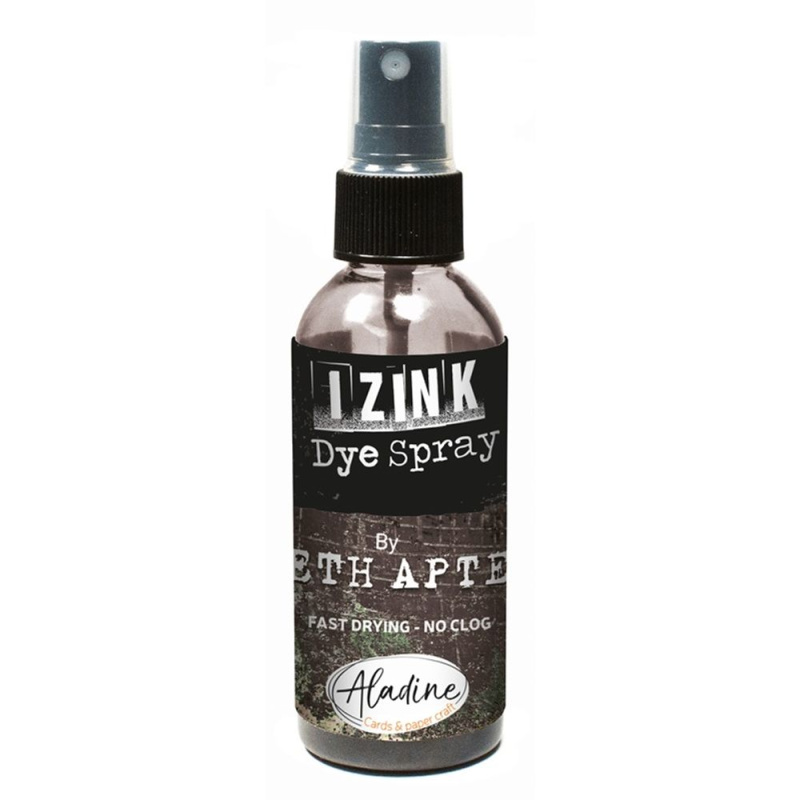 Akvarelový inkoust ve spreji Aladine kolekce Seth Apter 80 ml - noir černá Aladine