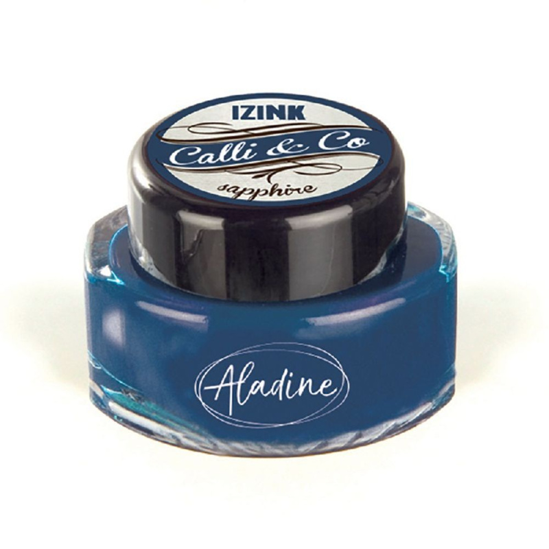 Kaligrafický inkoust Aladine Izink Calli a Co 15 ml - saphire safírová modrá Aladine