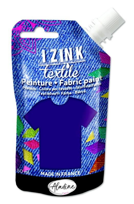 Textilní barva Aladine Izink Textile 80 ml - violet fialová Aladine