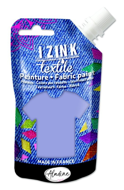 Textilní barva Aladine Izink Textile 80 ml - gris šedá Aladine