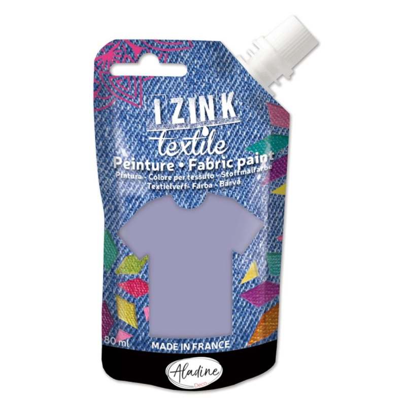 Textilní barva Aladine Izink Textile 80 ml - gris šedá Aladine