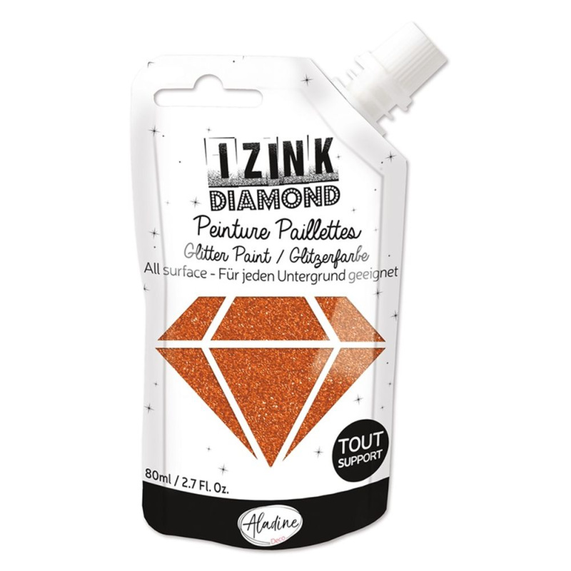 Diamantové barvy měděná 80 ml Aladine