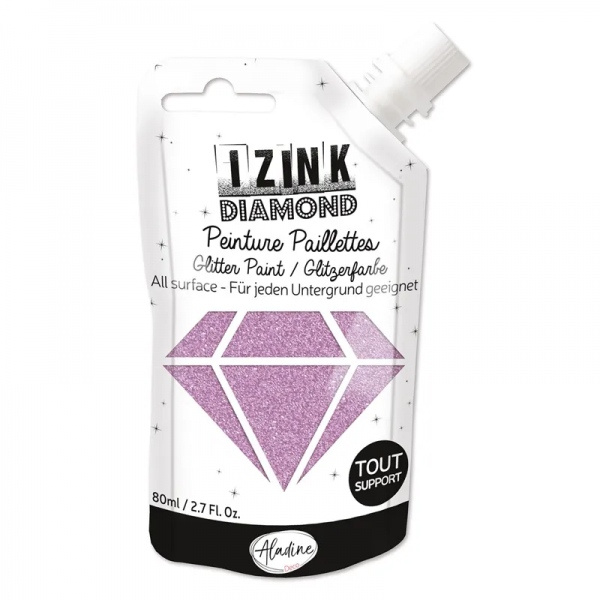 Diamantové barvy růžová 80 ml Aladine