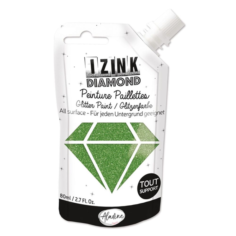 Aladine Diamantová barva Aladine Izink Diamond, 80 ml - VYBERTE ODSTÍN - Diamantová barva Aladine Izink Diamond, 80 ml - vert foncé, zelená
