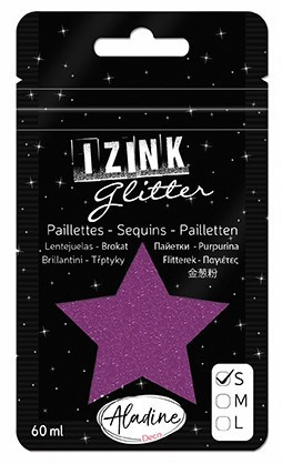 Třpytky Aladine Izink glitter 60 ml vel. S - violet fialová Aladine