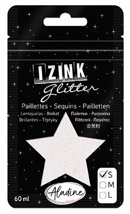 Diamantové třpytky bílá 60 ml Aladine