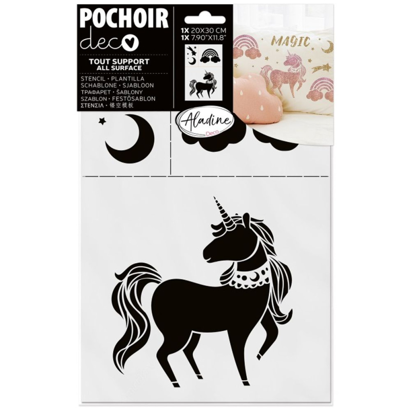 Šablona Aladine DECO - Jednorožec Aladine