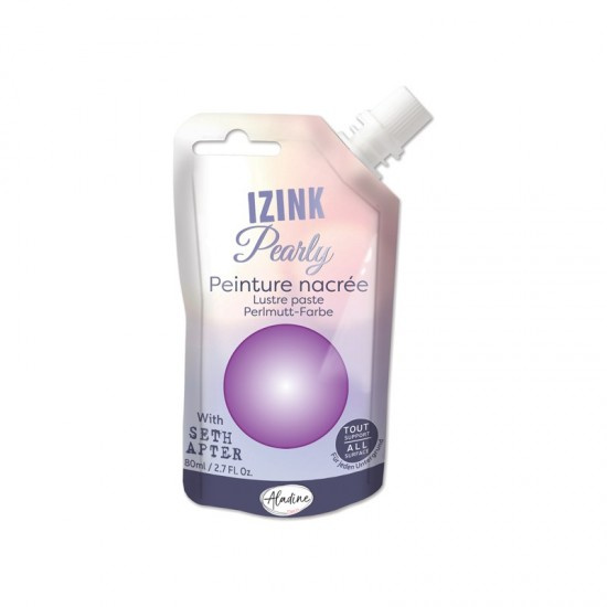 Perleťová barva Aladine Izink Pearl 80 ml - provence levandulová Aladine