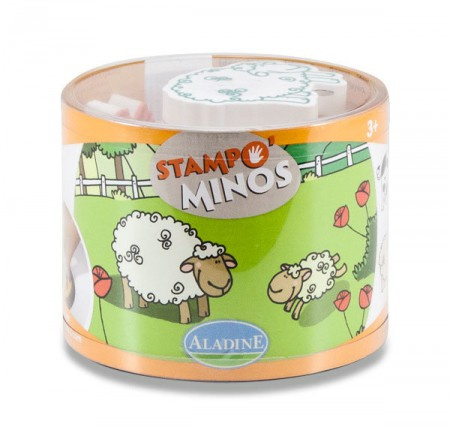 Aladine Dětská razítka Aladine Stampo Minos, 10 ks - Domácí zvířátka