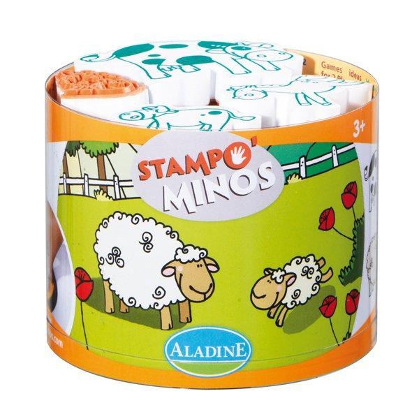 Aladine Dětská razítka Aladine Stampo Minos, 10 ks - Domácí zvířátka