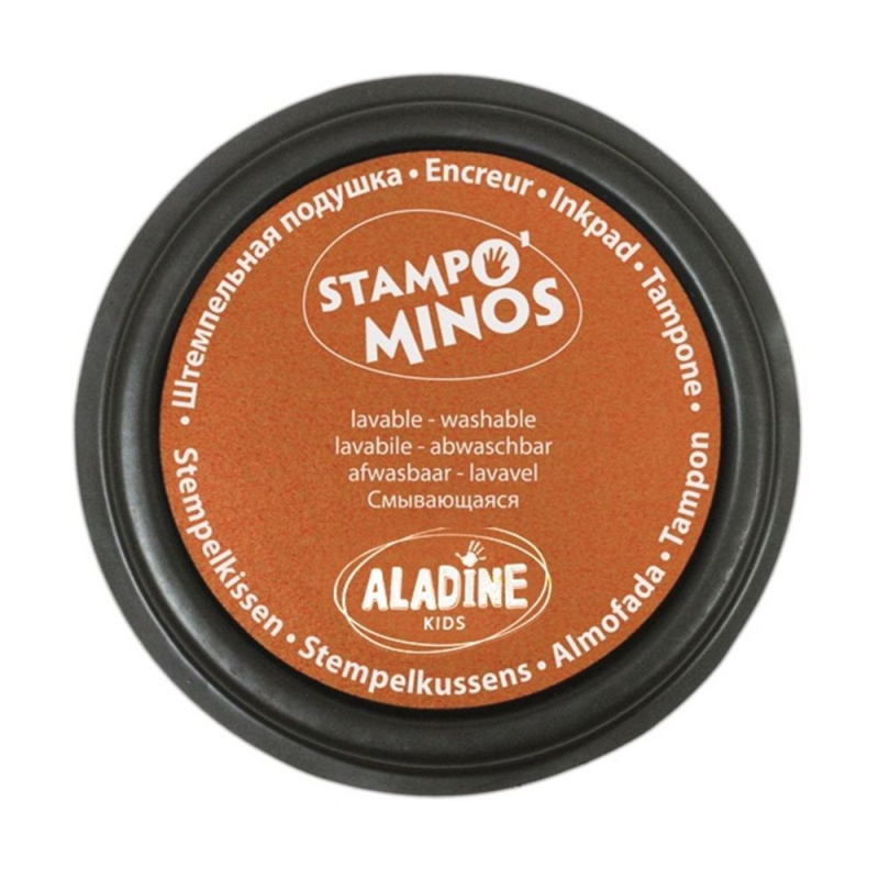 Aladine Razítkovací polštářek Stampo Colors - VYBERTE ODSTÍN - Razítkovací polštářek Aladine Stampo Colors - hnědý