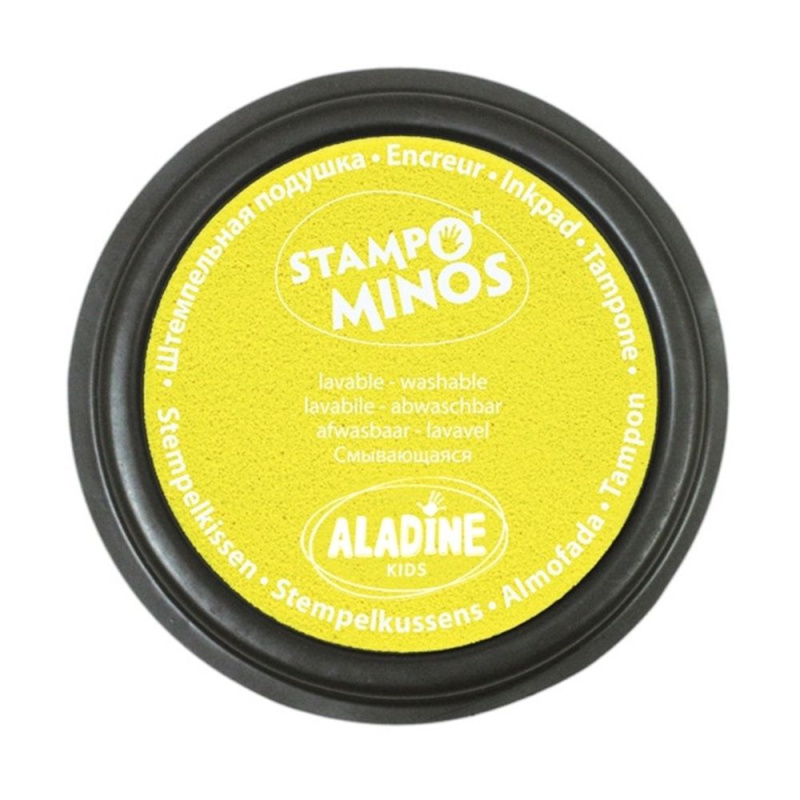 Razítkovací polštářek Aladine Stampo Colors - neon. žlutá Aladine