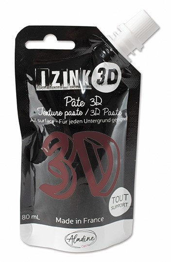 Reliéfní pasta, 3D IZINK, 80 ml - ambre, hnědá Aladine