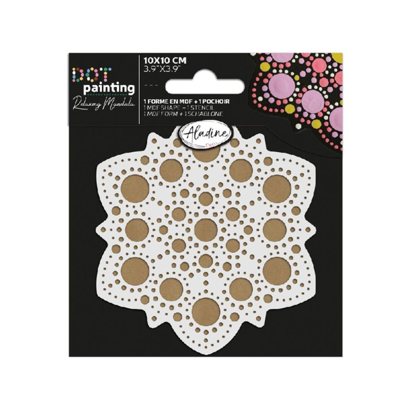 Aladine Sada na tečkování Aladine, 10 cm - Mandala 3