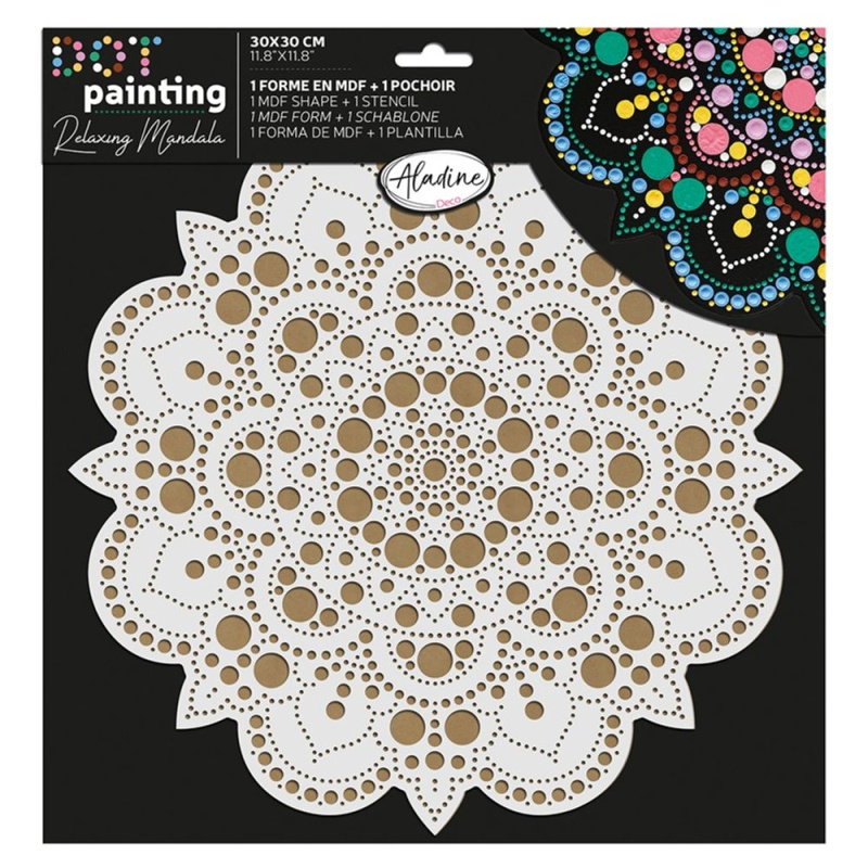 Aladine Sada na tečkování Aladine, 30 cm - Mandala 1