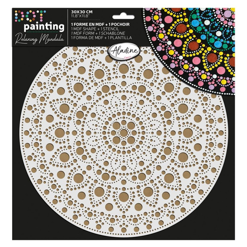 Aladine Sada na tečkování Aladine, 30 cm - Mandala 3