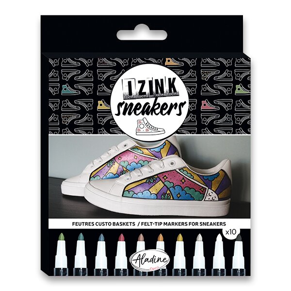 Fixy na tenisky Izink Sneakers Aladine (10 ks) - metalické Aladine