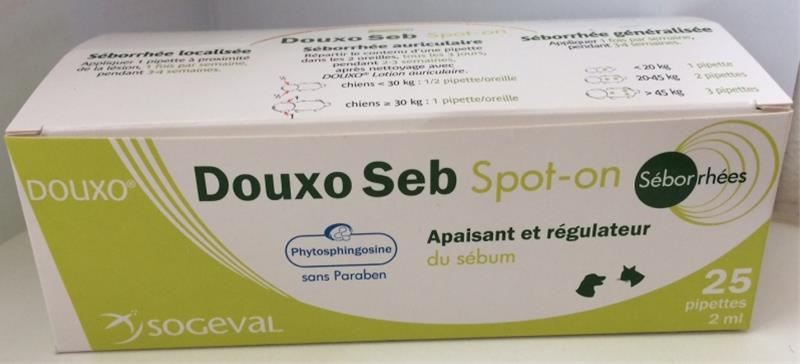 Douxo Seb Spot-on  25x2ml