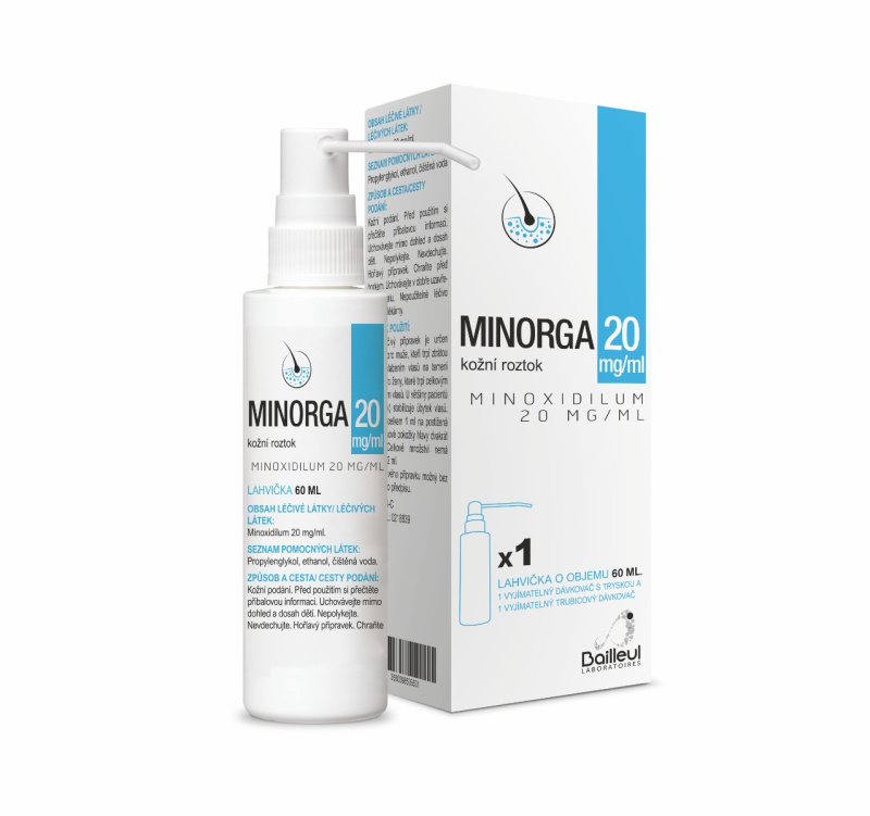 MINORGA 20mg/ml kožní roztok 60ml