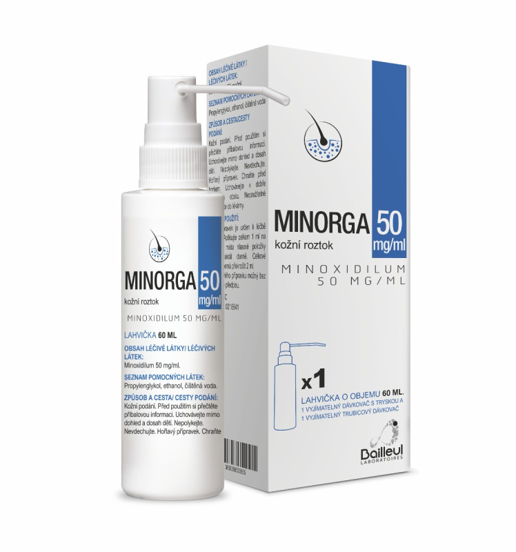 MINORGA 50mg/ml kožní roztok 60 ml