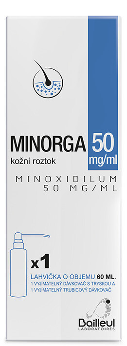 MINORGA 50mg/ml kožní roztok 60 ml
