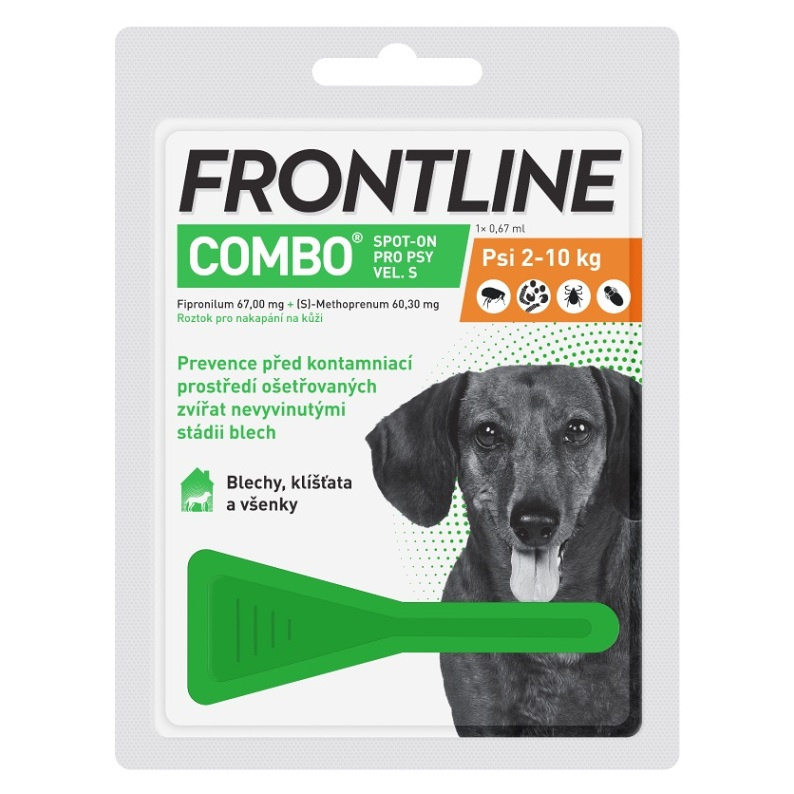 FRONTLINE Combo Spot-on pro psy S 0,67 ml 1 pipeta